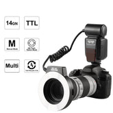 K&F Concept150 TTL Marco Ring Flash for Canon EOS Rebel GN14